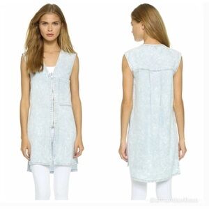 Helmut Lang Acid Wash Denim Top - size Medium